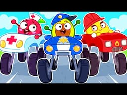 🚔 Yes! Police Monster Truck! 🤩 Rescue Team Find My Toy || Best Cartoon by Pit & Penny Stories