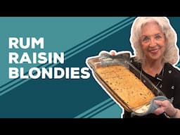 Love & Best Dishes: Rum Raisin Blondies Recipe | Game Day Dessert Ideas