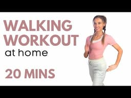 20 Minute Indoor Walking Workout 🔥 Walk at Home