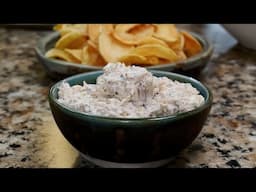 Chilled Crab Dip With Homemade Potato Chips