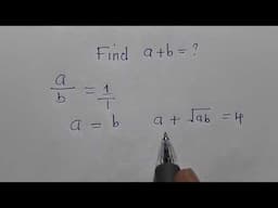 Find the value of a and b