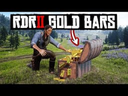 7 EASY Ways To Get 21 GOLD BARS in RDR2