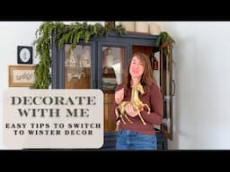 After Christmas Winter Decorating Ideas | Decorate With Me!