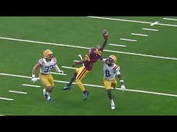 USC WR Kyron Hudson makes CATCH of the year vs LSU