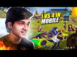 I Play 1vs4 In Mobile Free Fire Max