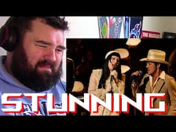 Singer reaction to Lady Gaga & Bruno Mars Grammy Performance (California Dreamin')