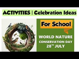 world nature conservation day activities | World nature conservation day Celebration Ideas | drawing