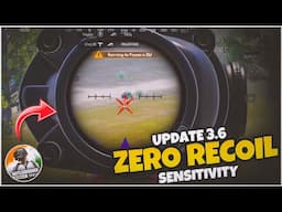 Best Zero Recoil Sensitivity In New BGMI 3.6 Update💥Sacred Quartet Mode In Bgmi.