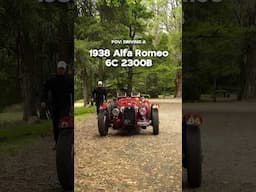 Driving A 1 of 3 European Race Car in Australia (1938 Alfa Romeo 6C 2300B Mille Miglia)