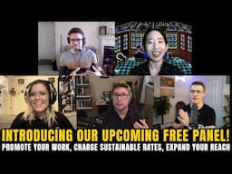 Introducing our upcoming free panel! Promote your work, charge sustainable rates, expand your reach