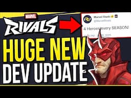 HUGE NEW Dev Update - Tons of Heroes COMING SOON in Marvel Rivals