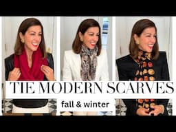 PART 2 FALL/WINTER HOW TO STYLE SCARVES: 8 EASY SCARF HACKS