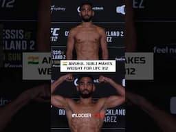 155.5 FOR ANSHUL JUBLI 🇮🇳 ahead of his return at UFC 312 in Sydney #UFC312 #AnshulJubli