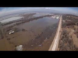 Flooding Near Loess Hills In Mills County Iowa