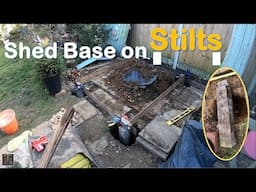 Wooden Shed Project Part 1: Building a Raised Base