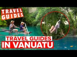 The Guides try their hand at rope swinging in Vanuatu’s blue holes | Travel Guides Australia