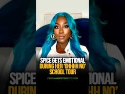 SPICE Gets Emotional During Her 'Ohhhh No' School Tour in Jamaica