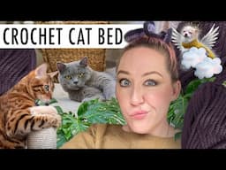 Crochet a cozy cat bed for your furry friend (Rohan and Pika need a new bed) | LML Podcast