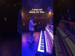 this was crazy… 🎹😱😱👀👀 #piano #music #tour #concert #europe #reaction #live #2025