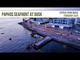 Paphos Sea Front And Harbour At Dusk