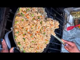 Everyone Looks Forward To My Crowd Pleasing Vegetable and Egg Fried Rice. You Need To Try It. ASMR