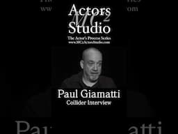 MC² Actors Studio’s The Actor’s Process: #PaulGiamatti Collider Interview #shorts #actor #acting