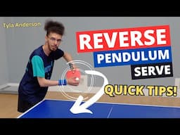 How to do a REVERSE pendulum serve