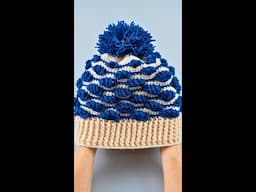 Beautiful stitch pattern for crochet hat tutorial! Miarti🧶