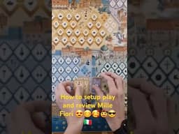 How to play Mille Fiori board game review Reiner Knizia Schmidt Spiele AmassGames Italian Glass tile