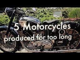 5 Motorcycles that were in production for too Long   4K