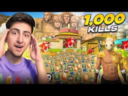 1,000 Kills In One Match😱Crazy Challenge In Free Fire History😍[A_s Gaming] - Free Fire Max