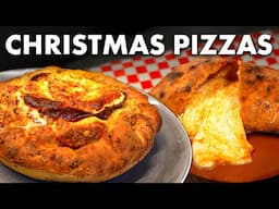 Making Christmas Pizzas (2 Ways)