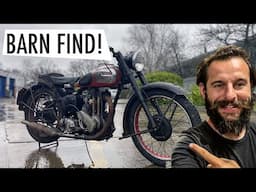 Untouched for 60 years!! Amazing 1940s motorbike found!