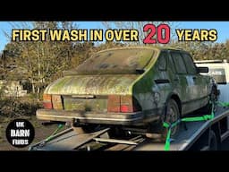 Barn Find 1985 Saab 900i | First Wash In 20 YEARS!