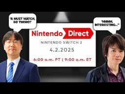 Nintendo is REALLY Hyping up the Switch 2 Nintendo Direct...