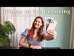 iPhone 16 Pro Unboxing & First Impressions of the NEW Desert Titanium Color & Camera Control Button