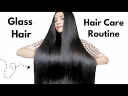 How  To Get Glass Hair At Home- Follow This Hair Care Routine