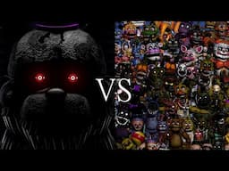 NIGHTMARE VS ALL OF FNAF