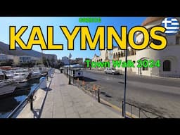 KALYMNOS 🇬🇷  - Kalymnos Town Walking Tour 2024