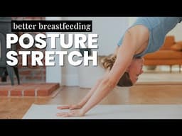 13 MIN BREASTFEEDING YOGA STRETCHES | Best Postpartum Upper Back Stretches