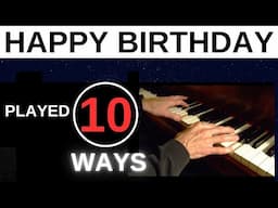 HAPPY BIRTHDAY- PLAYED 10 WAYS!  Free music download on website - see link below. Jazz Ranch.