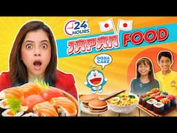 😋24 Hours Japan Food Challenge 🧑‍🍳 | 🥞 Japan Pancake, 🍜Ramen, Sushi 🦐| Wonder Munna Unplugged