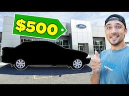 I BOUGHT A $500 FORD TO TURN INTO A RACECAR!