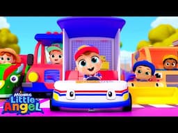 Wheels On Our Trucks | LITTLE ANGEL 😇 | Lullabies & Nursery Rhymes | Baby Sleep Songs