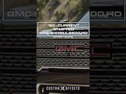 2020-2024 GMC Sierra 2500 - 6" OFFSET VIDEO GUIDE FROM CUSTOM OFFSETS