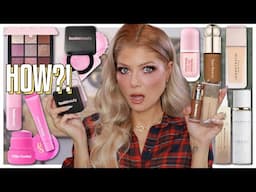 I can't believe these brands send me pr! 😲 NEW HYPED MAKEUP TRY-ON