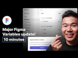 Figma JUST Launched Variables for Typography & Gradients | Figma Tutorial