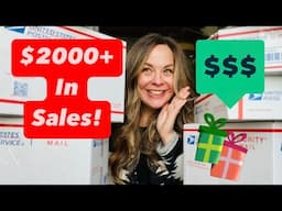 What Sold $2000 + In Sales Reseller Ship With Me Poshmark Sales Are UP What Sold Fast Huge Profits