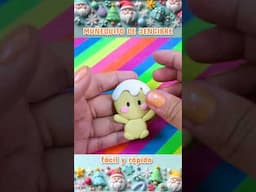 Hagamos un muñequito de jengibre de arcilla #polymerclay  #arcillapolimerica #navidad