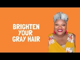 Want to BRIGHTEN your Gray Natural Hair? Try Mofajang Silver Hair Wax